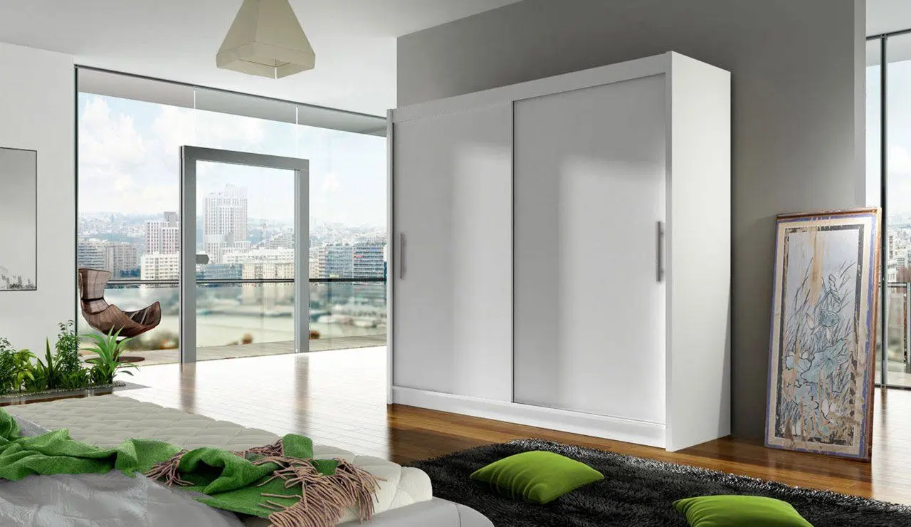 Dulap-cupe Mirjan24 London I 180x215x58 (White) - 4