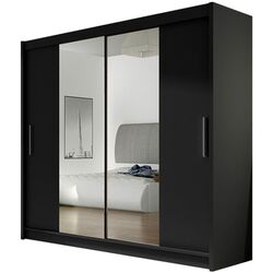 Dulap-cupe Mirjan24 London II 180x215x57 (Black)
