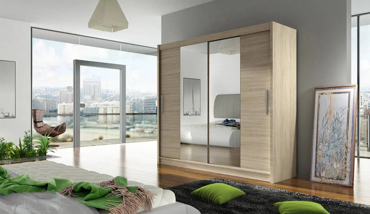 Dulap-cupe Mirjan24 London II 180x215x57 (Sonoma Oak) - 4