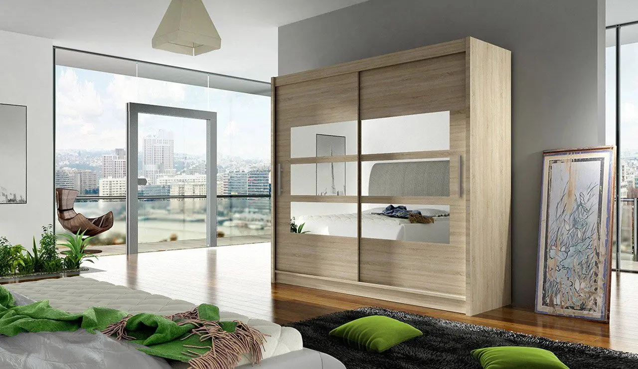 Dulap-cupe Mirjan24 London III 180x215x57 (Sonoma Oak)