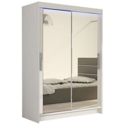 Dulap-cupe Mirjan24 Miami/Aldo VII LED 120x200x58 (White)