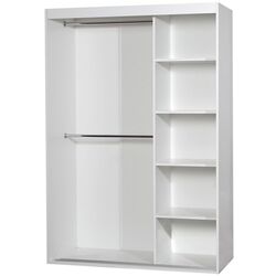 Dulap-cupe Mirjan24 Missisipi/Rejat 120x205x60 (White) Thumb