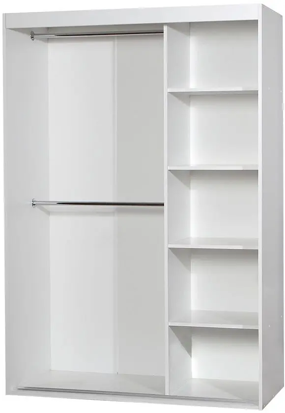 Dulap-cupe Mirjan24 Missisipi/Rejat 120x205x60 (White) - 4