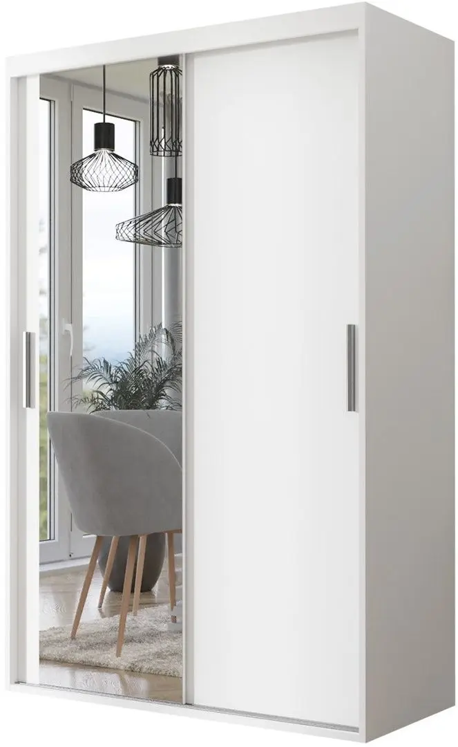 Dulap-cupe Mirjan24 Missisipi/Rejat 120x205x60 (White)