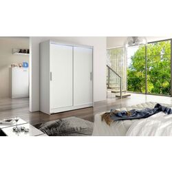 Шкаф-купе Mirjan24 Presto/Westa I 150x200x58 LED (White) Thumb