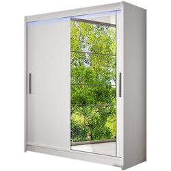 Dulap-cupe Mirjan24 Presto/Westa VI 150x200x58 LED (White)