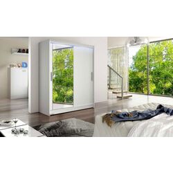 Dulap-cupe Mirjan24 Presto/Westa VI 150x200x58 LED (White) Thumb