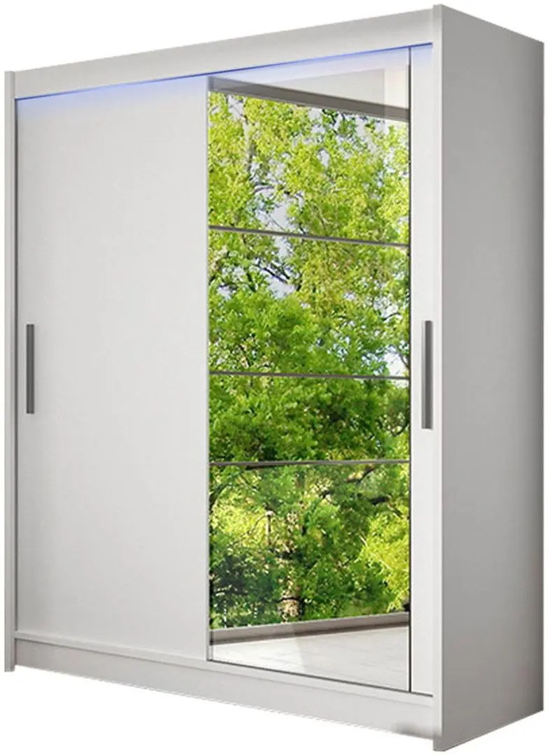 Dulap-cupe Mirjan24 Presto/Westa VI 150x200x58 LED (White)