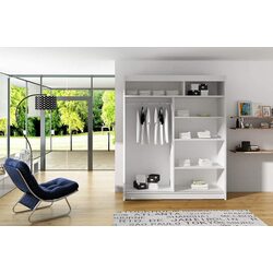 Шкаф-купе Mirjan24 Presto/Westa VI 150x200x58 (White) Thumb