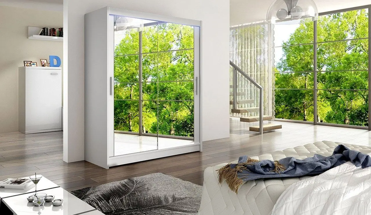 Шкаф-купе Mirjan24 Presto XI/Westa XI c LED подсветкой (White) - 4