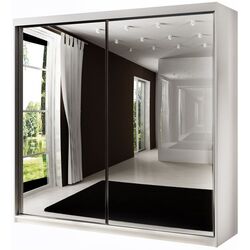 Dulap-cupe Mirjan24 Sahara/Top 21 200x200x62 LED (White)