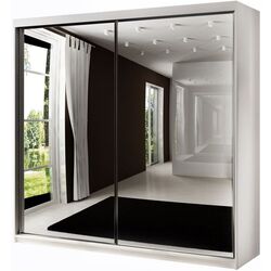 Dulap-cupe Mirjan24 Sahara/Top 21 200x200x62 LED (White)