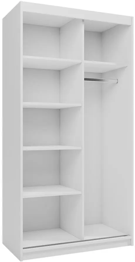 Dulap-cupe Mirjan24 Teodor/Nico I 100x216x60 LED (White) - 4