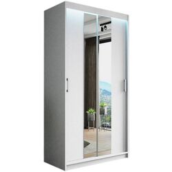 Dulap-cupe Mirjan24 Teodor/Nico II 100x216x60 LED (White)