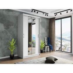 Dulap-cupe Mirjan24 Teodor/Nico II 100x216x60 (White) Thumb