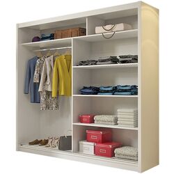 Dulap-cupe Mirjan24 Thor/Kola II 180x213x58 LED (White Matt) Thumb