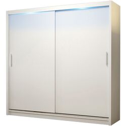 Dulap-cupe Mirjan24 Thor/Kola II 180x213x58 LED (White Matt)