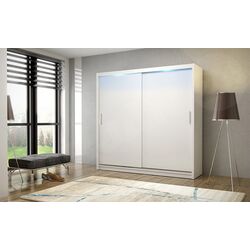 Dulap-cupe Mirjan24 Thor/Kola II 180x213x58 LED (White Matt) Thumb