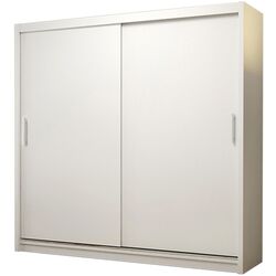 Dulap-cupe Mirjan24 Thor/Kola II 180x213x58 (White Matt)
