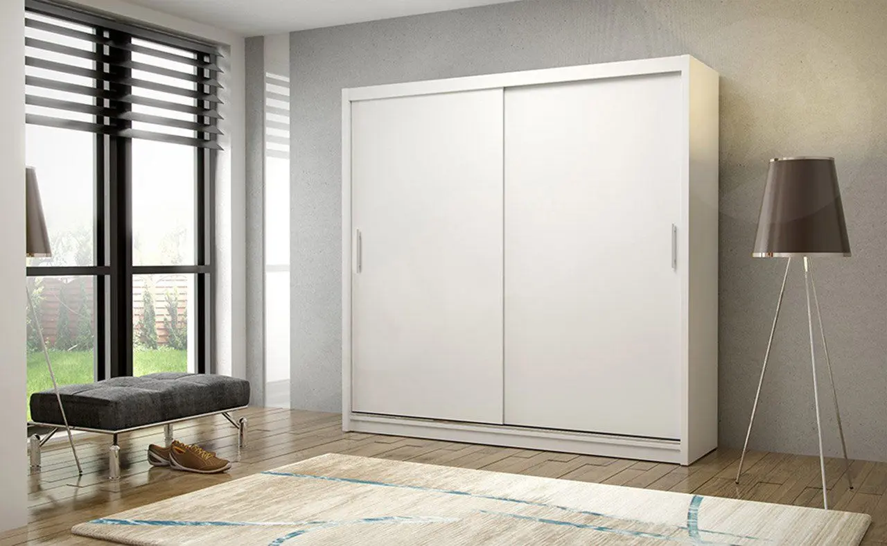 Dulap-cupe Mirjan24 Thor/Kola II 180x213x58 (White Matt) - 4