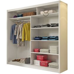 Dulap-cupe Mirjan24 Thor/Kola IV 180x213x58 LED (White Matt) Thumb