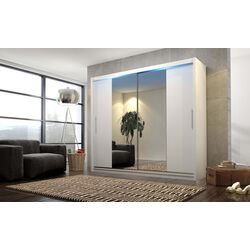 Dulap-cupe Mirjan24 Thor/Kola IV 180x213x58 LED (White Matt) Thumb