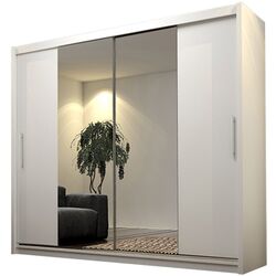 Dulap-cupe Mirjan24 Thor/Kola IV 180x213x58 (White Matt)