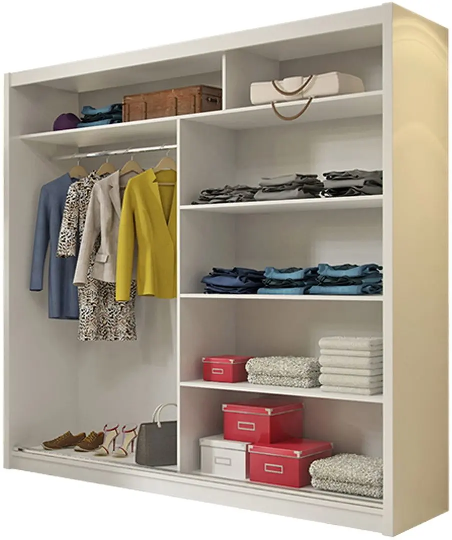 Dulap-cupe Mirjan24 Thor/Kola X 180x213x58 (White Matt) - 3