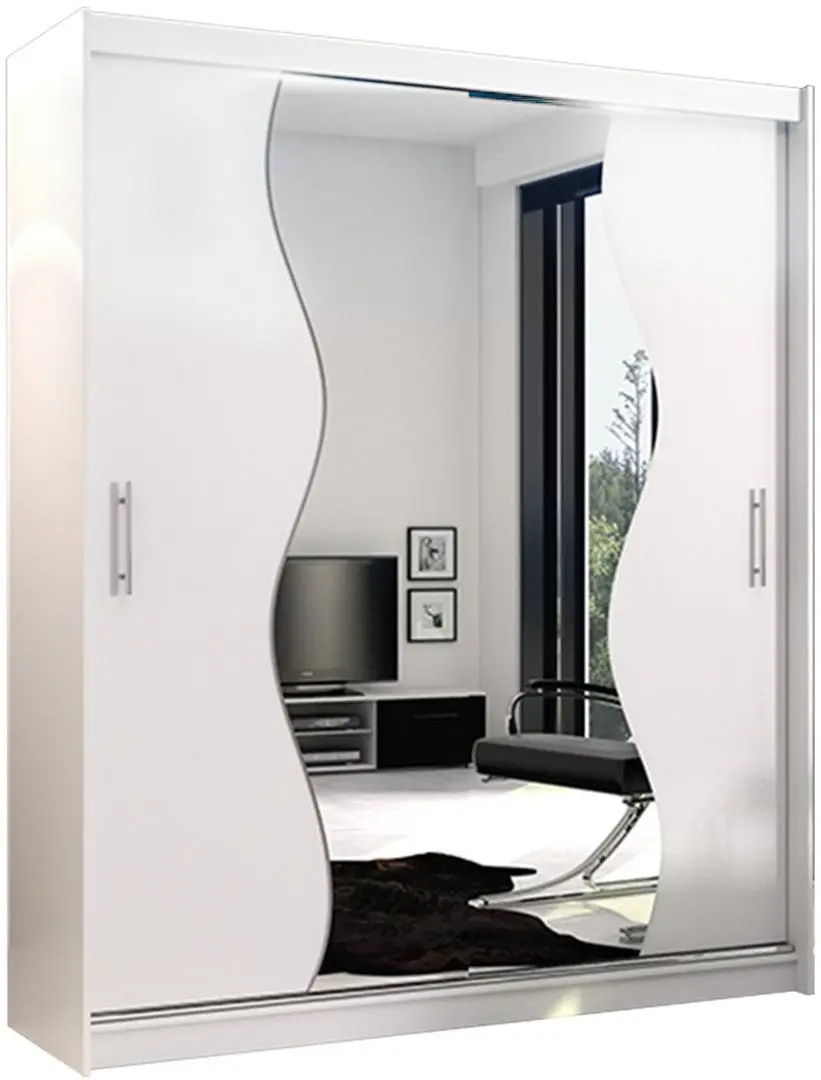 Dulap-cupe Mirjan24 Thor/Kola X 180x213x58 (White Matt)