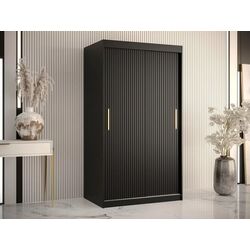 Dulap-cupe Mirjan24 Towiro Slim I/Riflo Slim I 100 (Black) Thumb