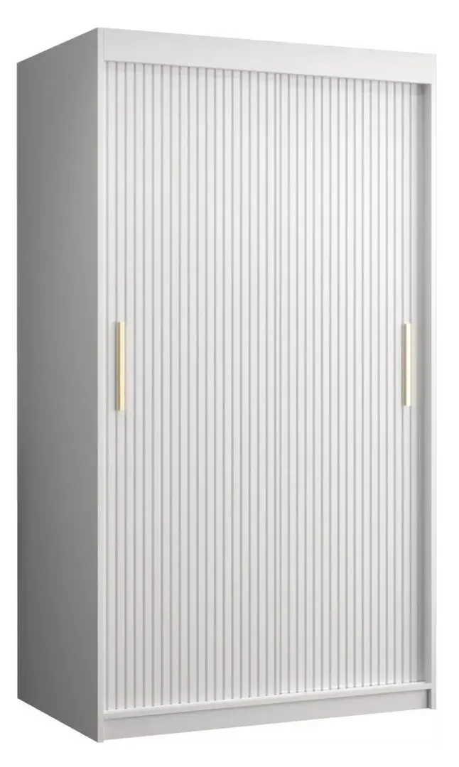 Dulap-cupe Mirjan24 Towiro Slim I/Riflo Slim I 100 (White)