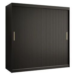 Dulap-cupe Mirjan24 Towiro Slim I/Riflo Slim I 180 (Black)