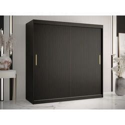 Шкаф-купе Mirjan24 Towiro Slim I/Riflo Slim I 180 (Black) Thumb