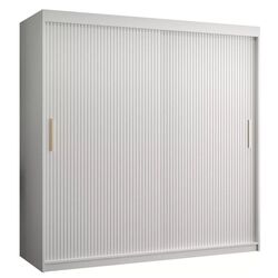 Dulap-cupe Mirjan24 Towiro Slim I/Riflo Slim I 180 (White)