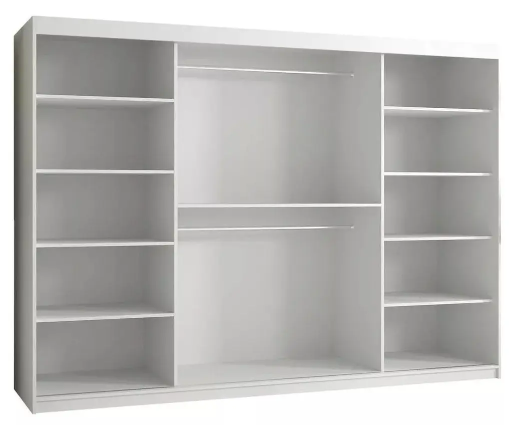 Dulap-cupe Mirjan24 Towiro Slim I/Riflo Slim I 250 (White)