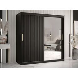 Dulap-cupe Mirjan24 Towiro Slim II/Riflo Slim II 180 (Black) Thumb