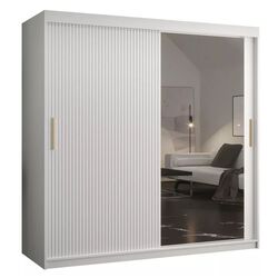 Dulap-cupe Mirjan24 Towiro Slim II/Riflo Slim II 180 (White)