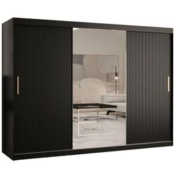 Dulap-cupe Mirjan24 Towiro Slim II/Riflo Slim II 250 (Black)