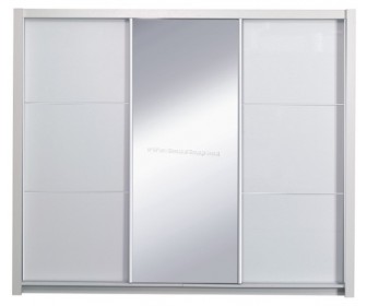 Шкаф-купе Mobhaus Asiena 208х213 (White/White Gloss)