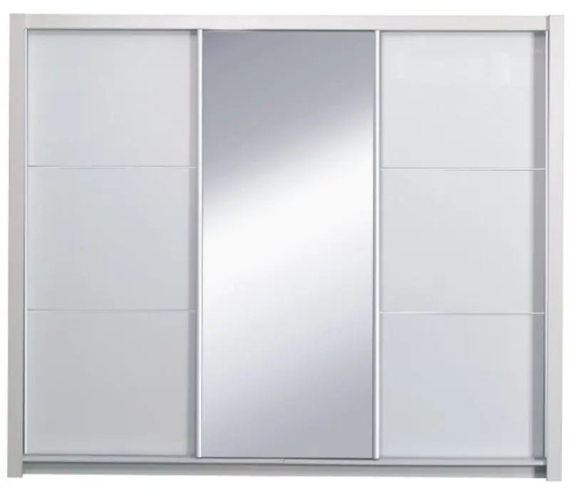 Шкаф-купе Mobhaus Asiena 208х213 (White/White Gloss)