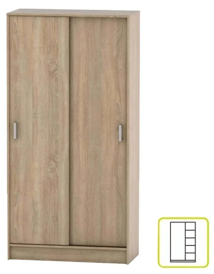 Шкаф-купе Tempo Kondela Betty 4 BE04-003-00 (Sonoma Oak)