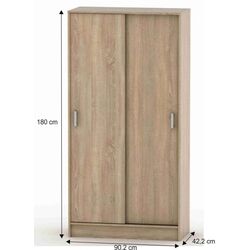 Шкаф-купе Tempo Kondela Betty 4 BE04-003-00 (Sonoma Oak) Thumb