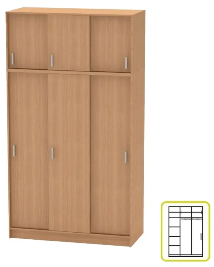 Dulap-cupe Tempo Kondela Betty 4 BE04-010-00 (Beech) - 3