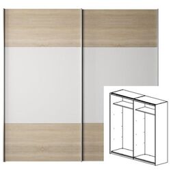 Dulap-cupe Mobhaus Gabriela (Sonoma Oak/White) Thumb