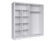 Dulap-cupe Mobhaus Invita Birgamo Typ 2 (White)