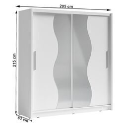 Dulap-cupe Mobhaus Invita Birgamo Typ 2 (White) Thumb