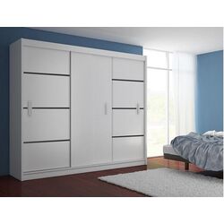 Dulap-cupe Mobhaus Invita Merina 250 (White/Black) Thumb