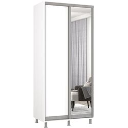 Dulap-cupe Mobildor Aron 1 oglinda/1 PAL 110x240x60 (White) Thumb