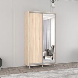 Dulap-cupe Mobildor Aron 1 oglinda/1 PAL 120x200x60 (Sonoma Oak)