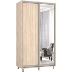 Dulap-cupe Mobildor Aron 1 oglinda/1 PAL 130x230x60 (Sonoma Oak) Thumb